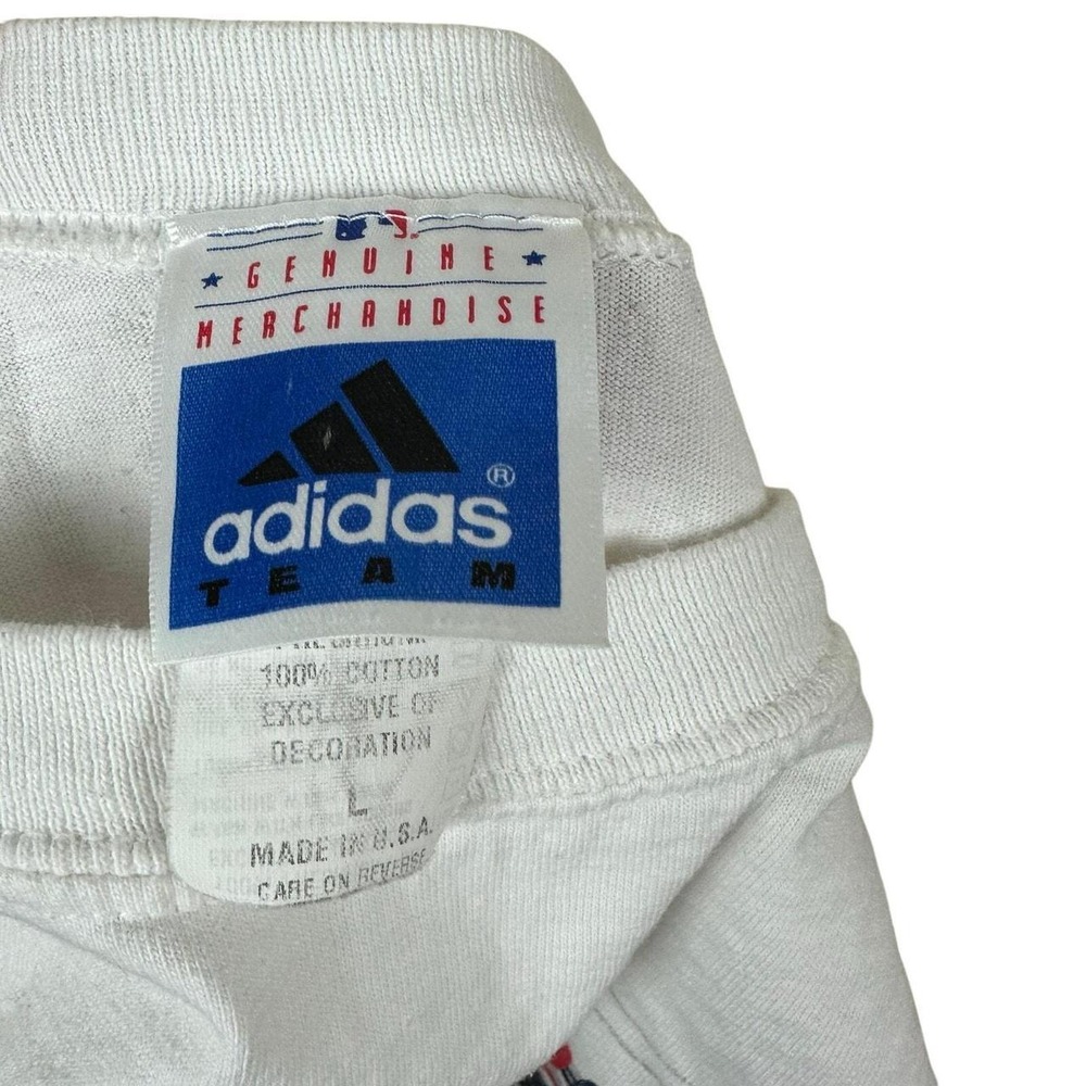 Adidas Unisex Long Sleeve Tee Youth L 90s Vintage Sportscore Americana Indie Y2K - Picture 4 of 7